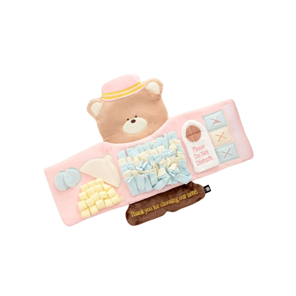 BITE ME Bell Boy Bear Nosework mat