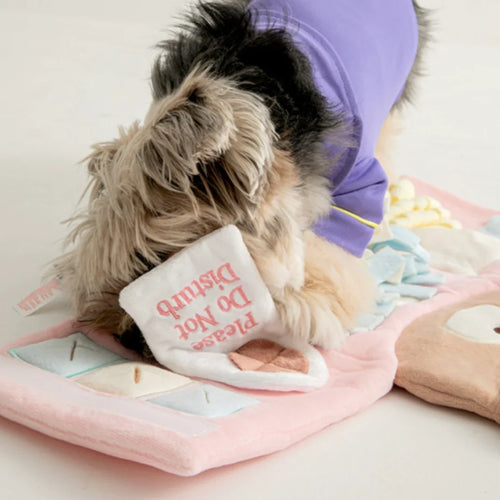 BITE ME Bell Boy Bear Nosework mat