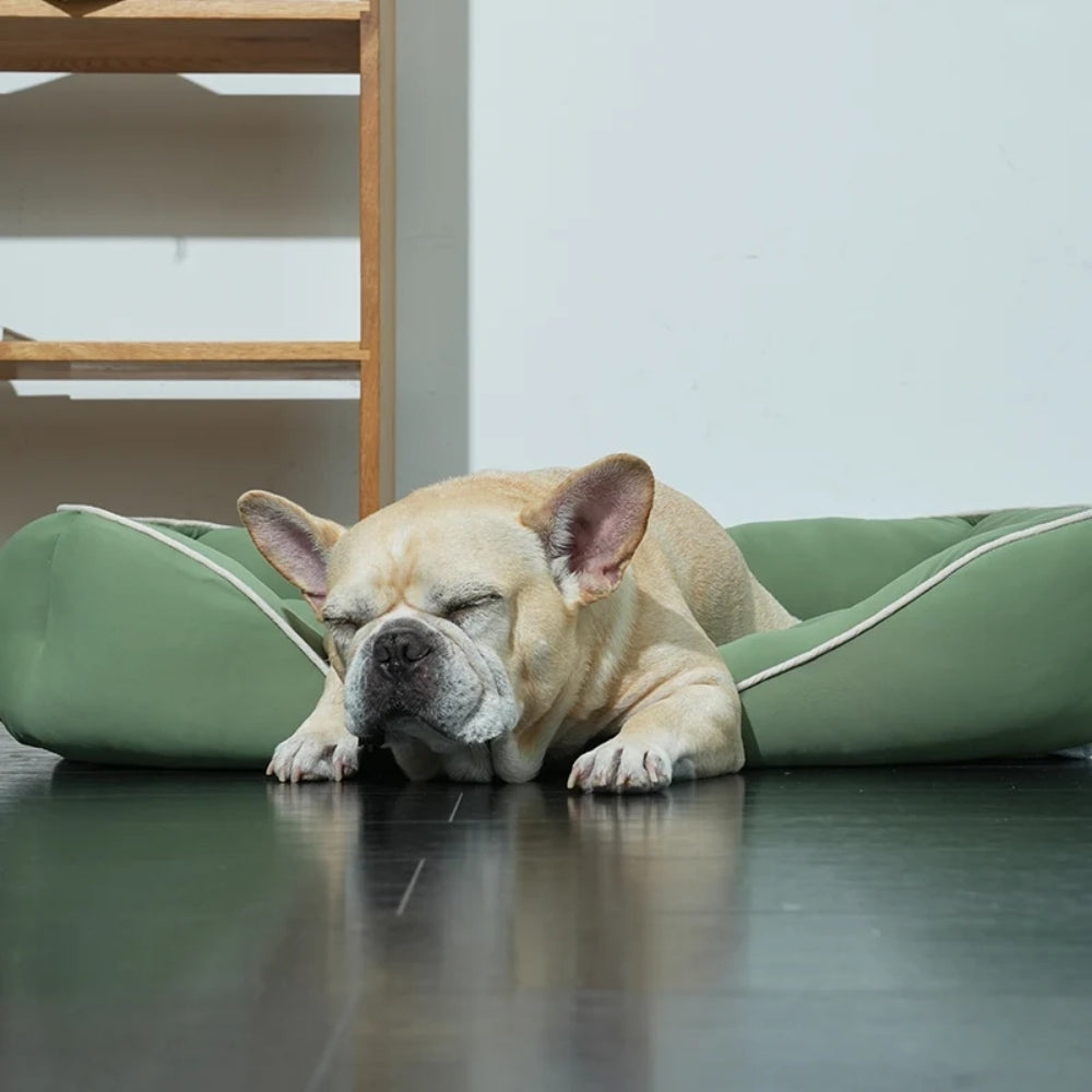Puppy Gallery Pet Cooling Cushion - Couch Shape - Khaki
