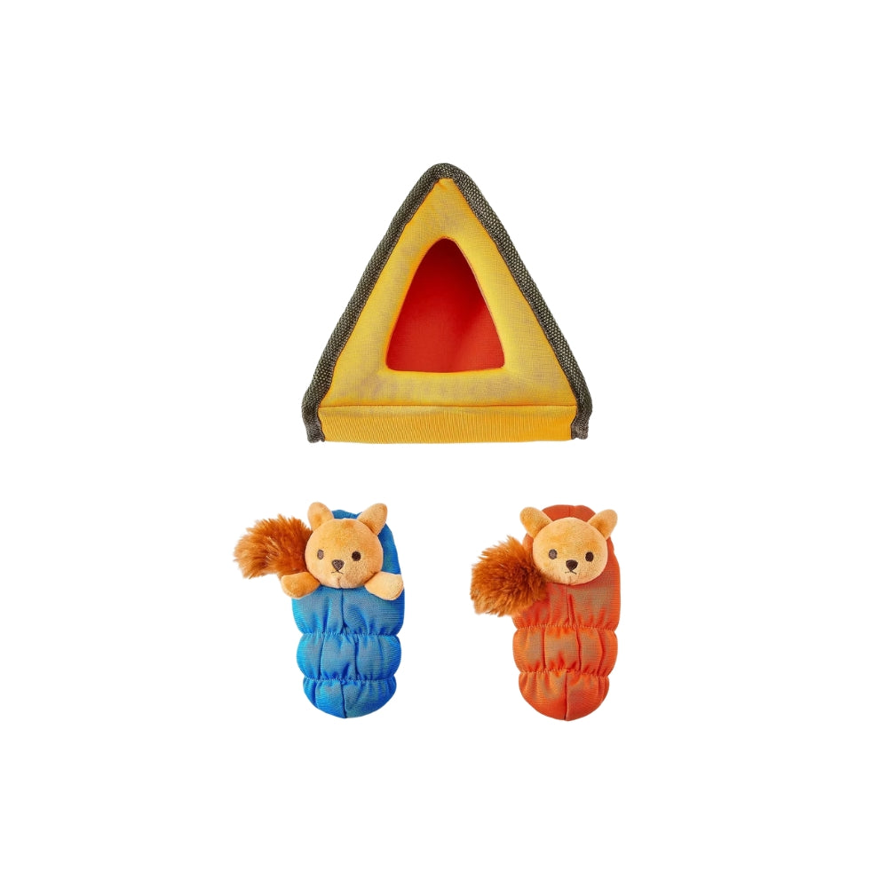 Camp Squirrely Dog Interactive Plush Toy Set