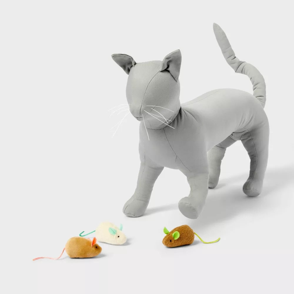 Mouse Cat Toy Set