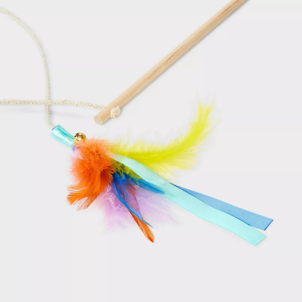 Feather Wand Cat Toy