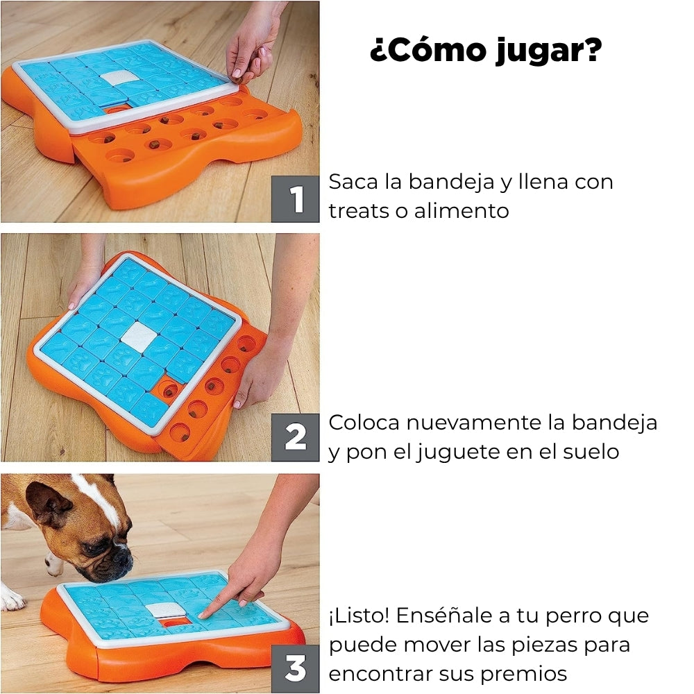 Challenge Slider Interactive Treat Dog Puzzle
